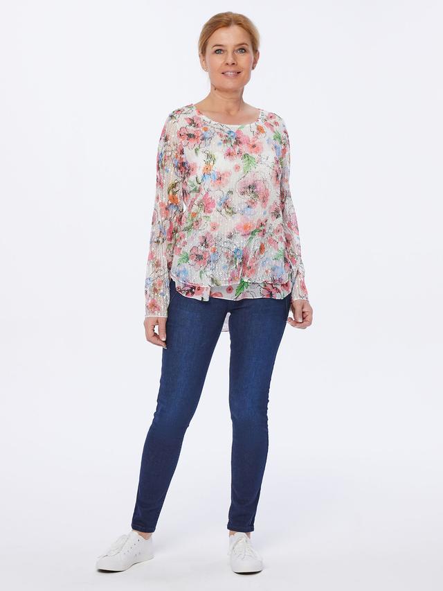 Blusenshirt Romantik Häkelspitze