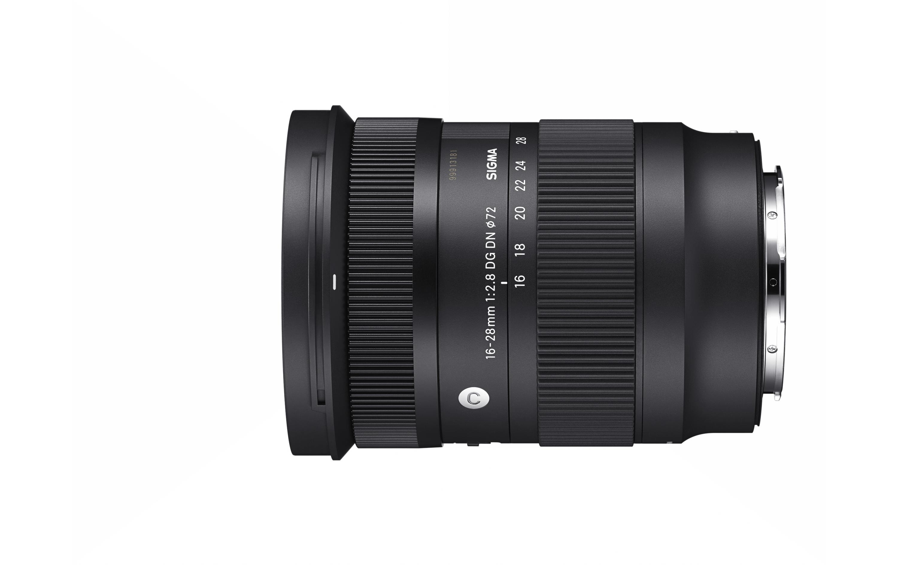 Zoomobjektiv 16-28mm f / 2.8 DG DN Contemporary L-Mount<br>Hochleistungsfähiges, kompaktes Ultraweitwinkelzoom mit einer konstanten Lichtstärke von F2.8