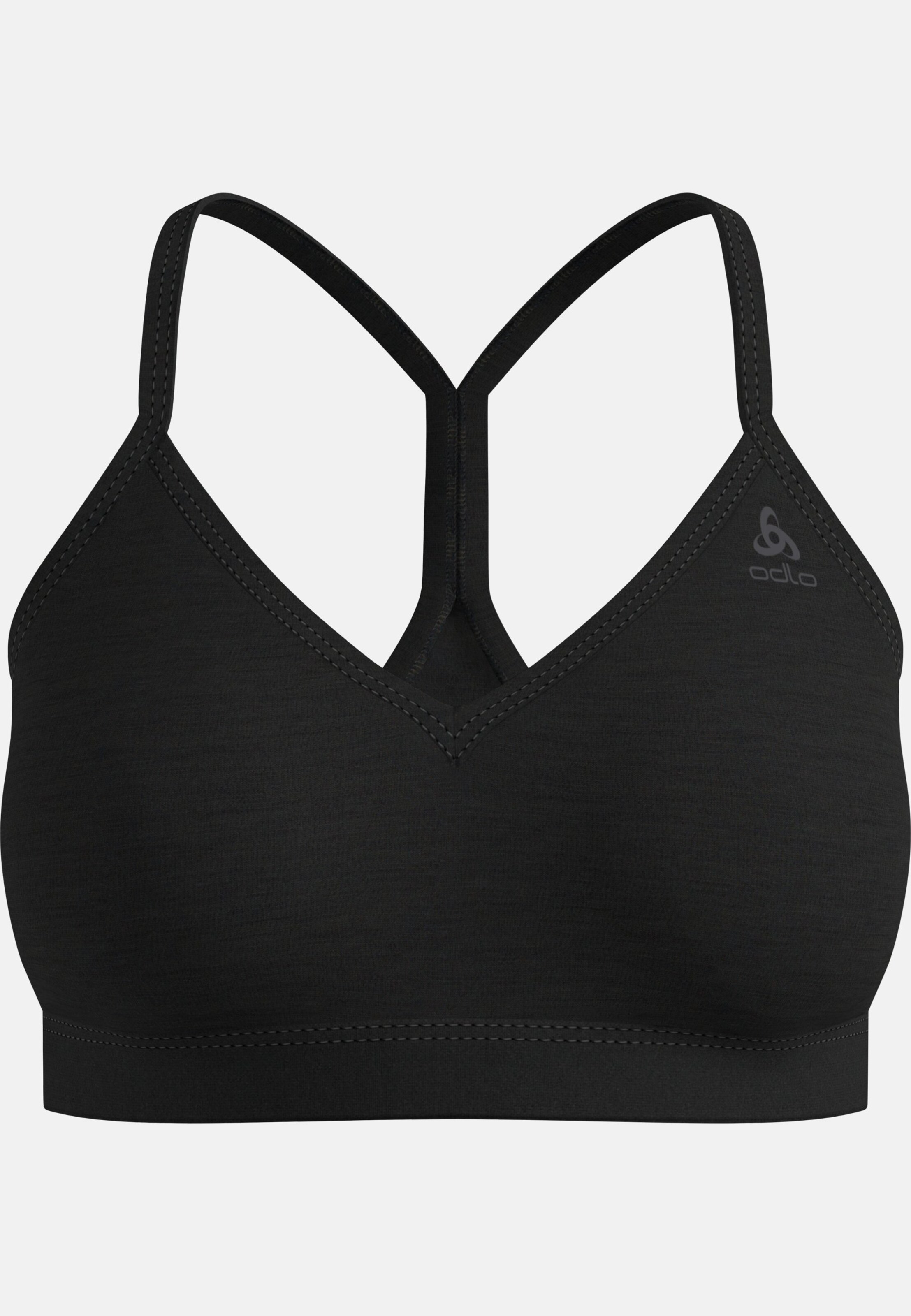 Merino Soft Sport-BH in black