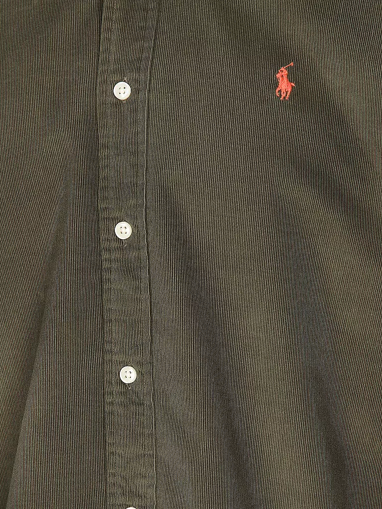 POLO RALPH LAUREN Hemd Custom Fit olive