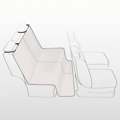 Capa bege para assento de carro