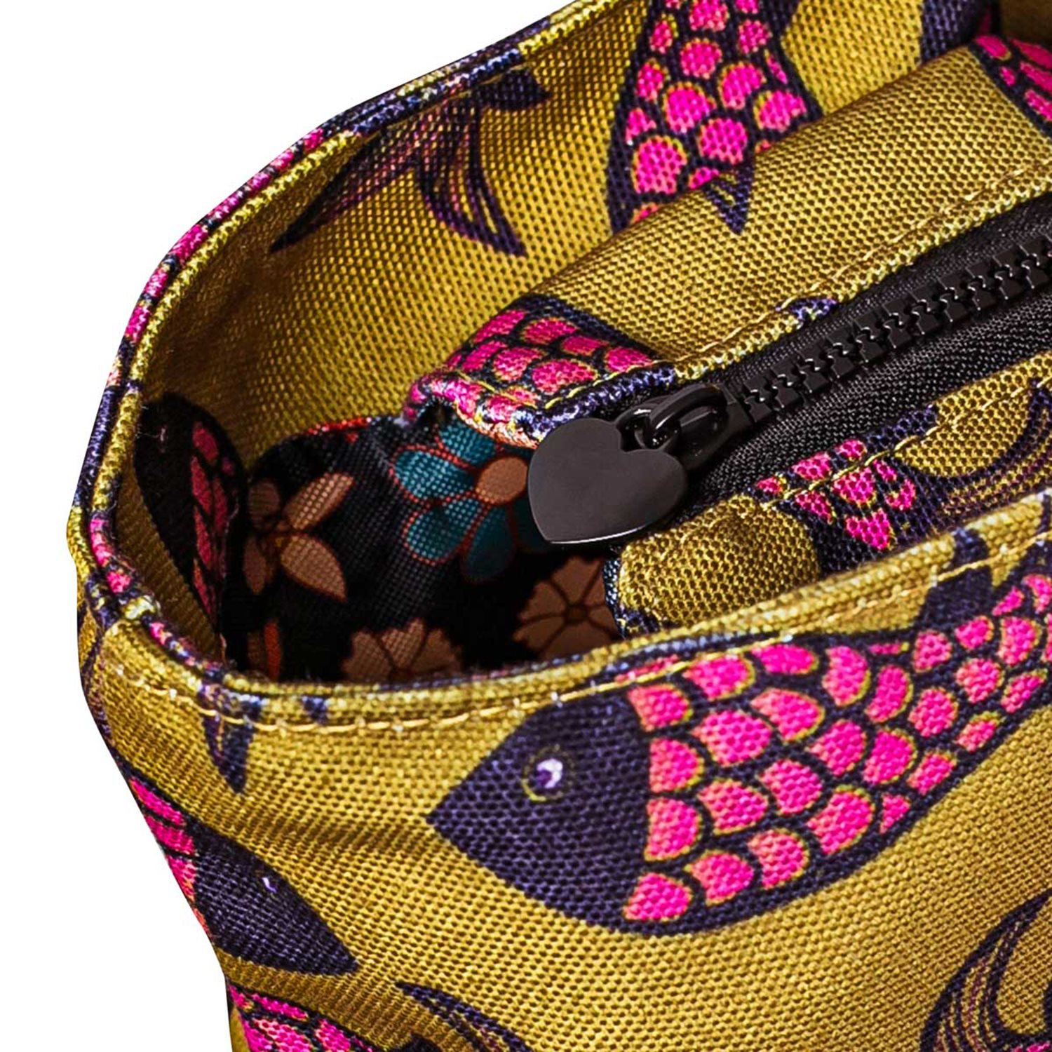 Little Legends Beach Bag Fish Indian pink
