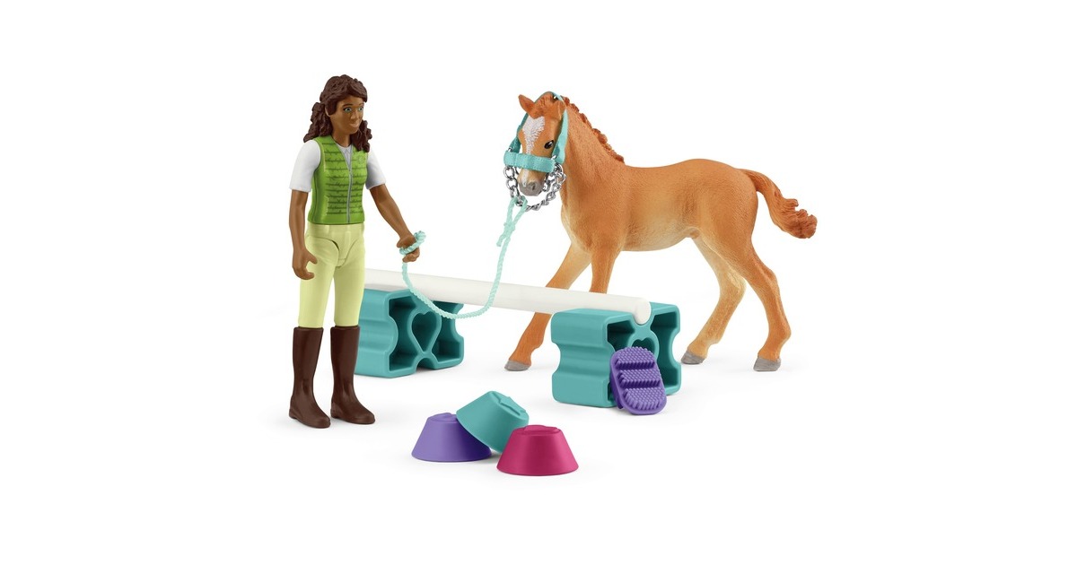 SchleichHorse Club - Trainingsset voor veulens speelset  (42756)