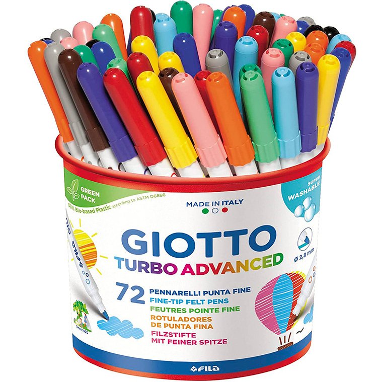 Feutre coloriage giotto turbo advanced pot de 72
