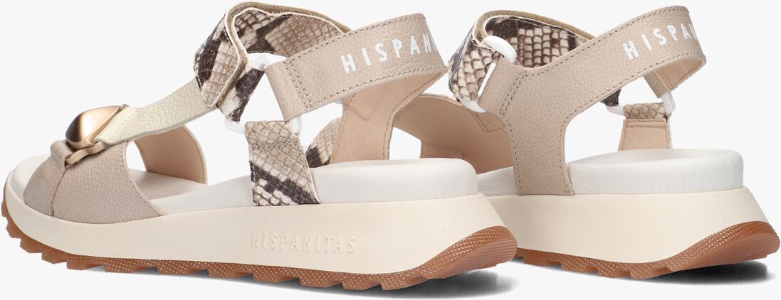 beige hispanitas platte sandalen chv253896