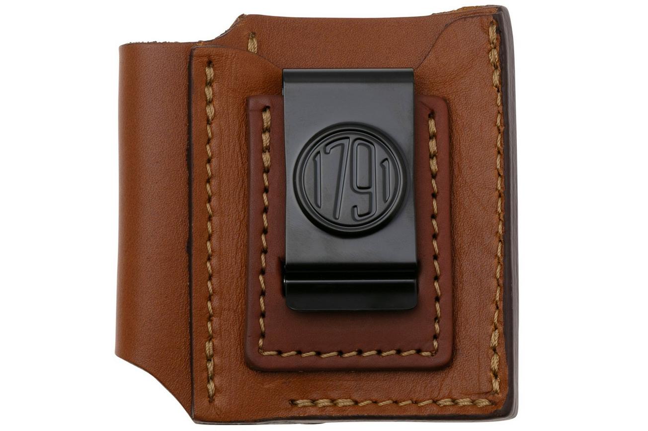 1791 EDC Action-Clip Duo Tool Organizer EDC-AC-DUO-CHN-A Chestnut, lederen riemholster