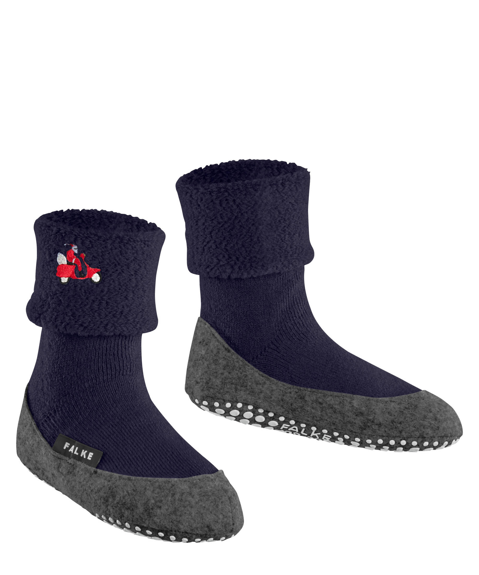 FALKE| Kinder Hausschuhe Cosyshoe Teens Driving Santa