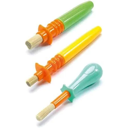 Djeco Farben für kleine 3 Pinsel