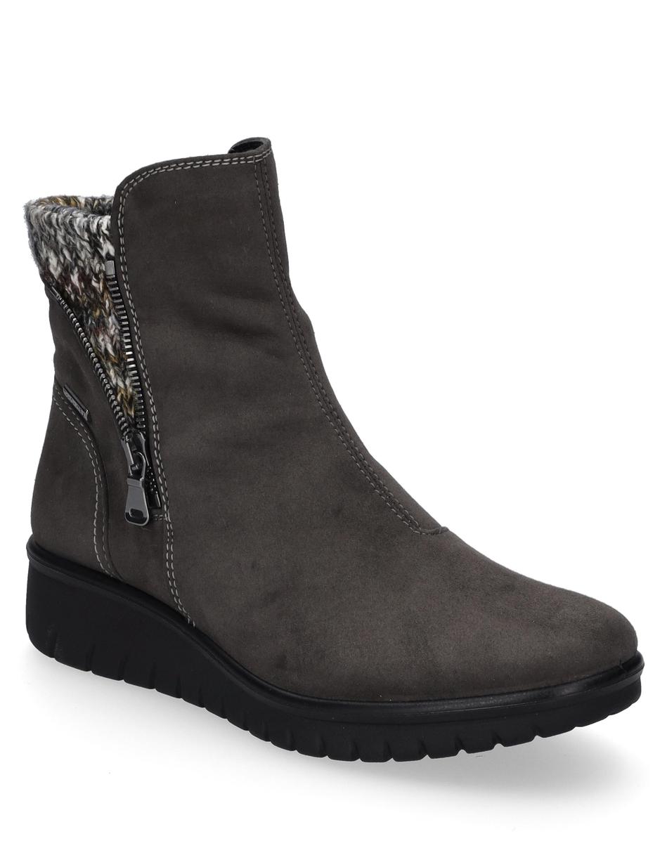 Stiefelette Calais 90, graphit-comb