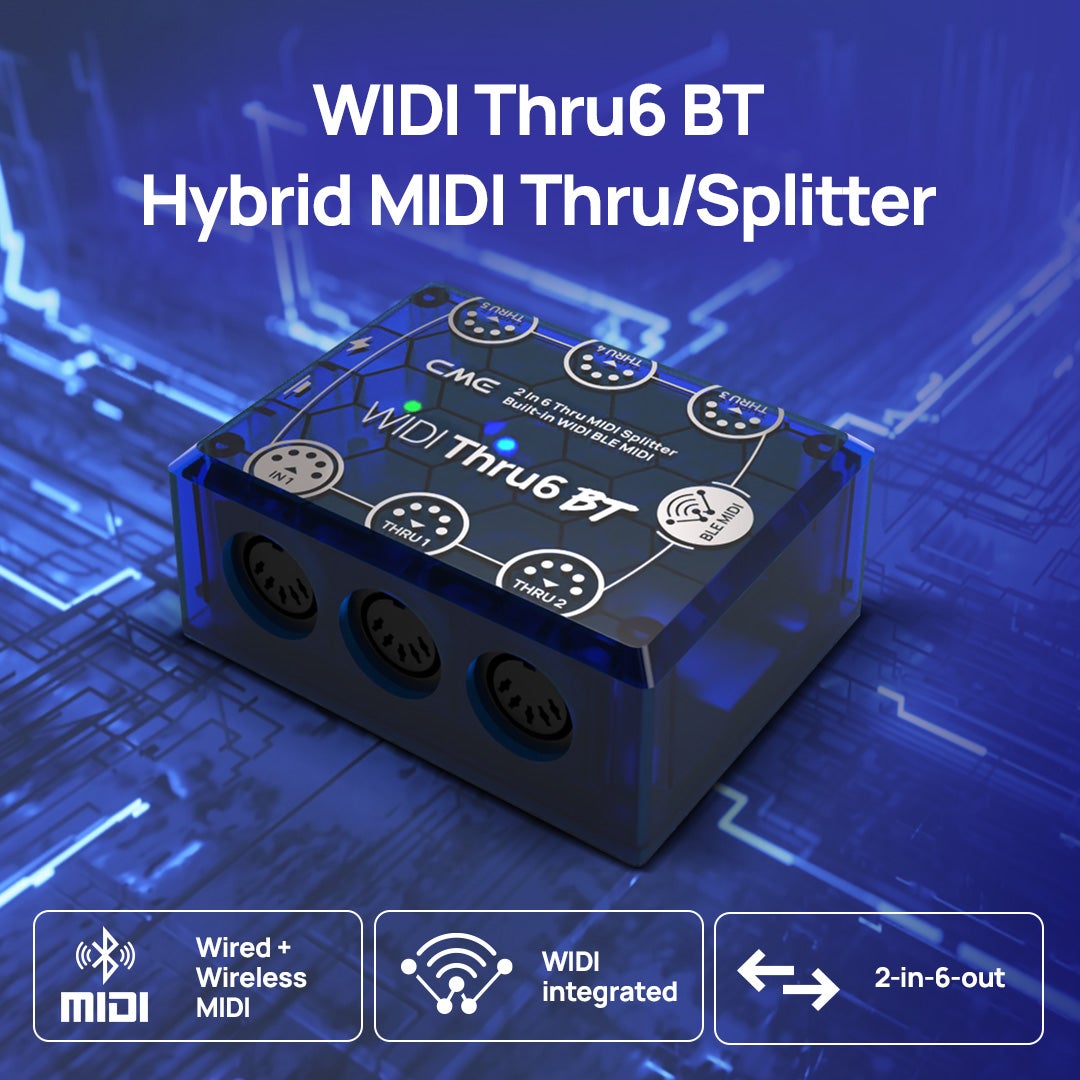 CME WIDI Thru6 BT MIDI interface