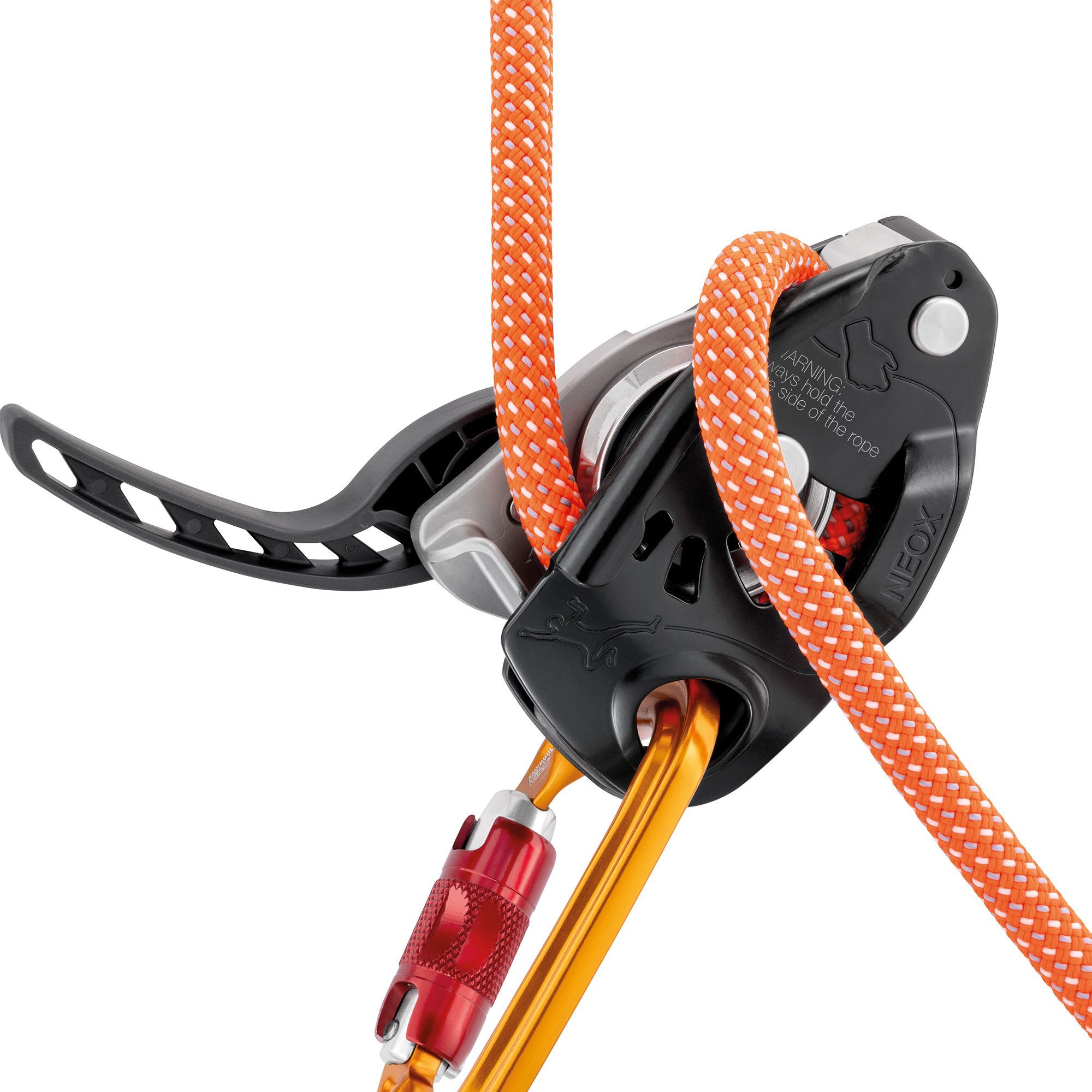 Petzl Neox Sicherungsgerät schwarz