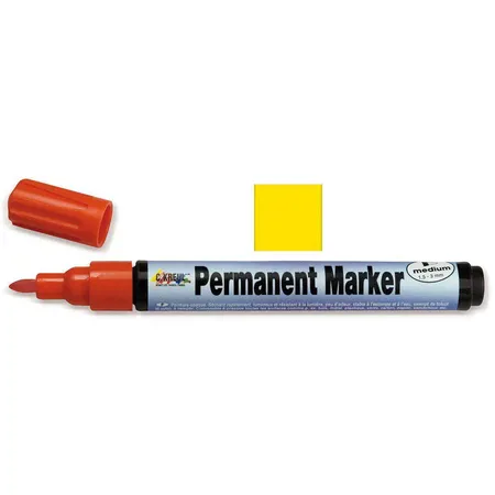 KREUL Permanentmarker medium Gelb 1,5-3 mm