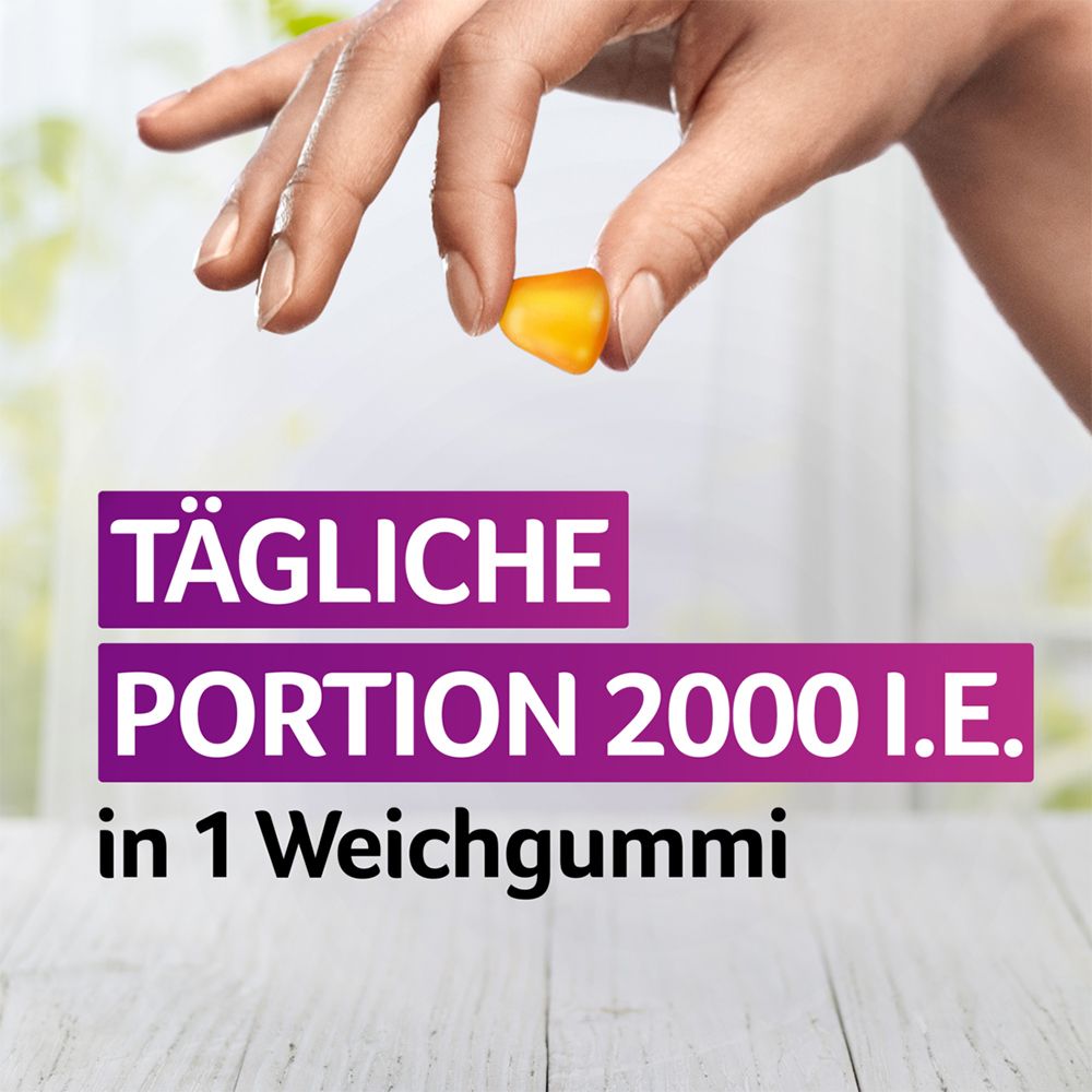 VIGANTOLVIT® Vitamin D3 2.000 I.E. Weichgummis - Jetzt 10% Rabatt mit dem Code vigantolvit10 sparen*