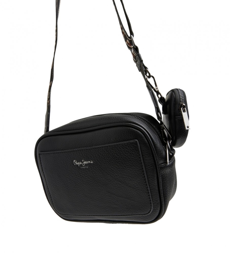 Bolsa de ombro Pepe Jeans Bassy, preta