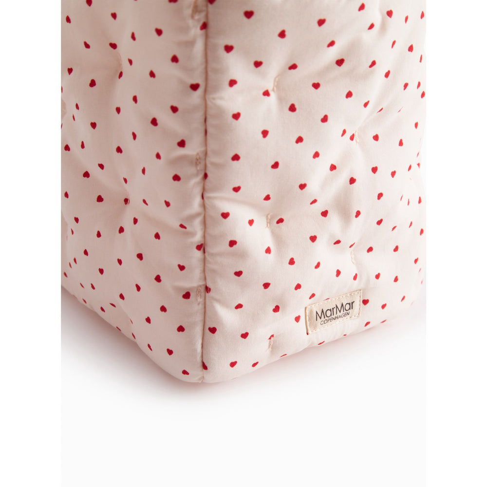 Køb MarMar Cotton Percale Home Happy Hearts Nursery Opbevaringskurve