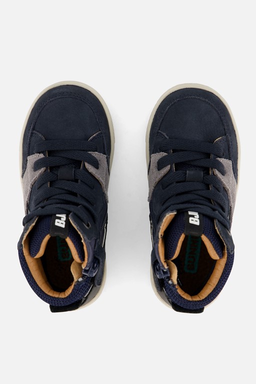 BunniesJR Veterboots blauw Leer