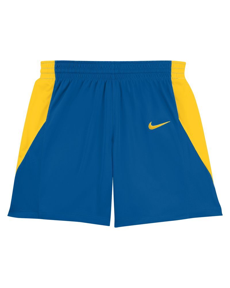 Short de basket Nike Team Bleu Royal & Jaune pour enfant