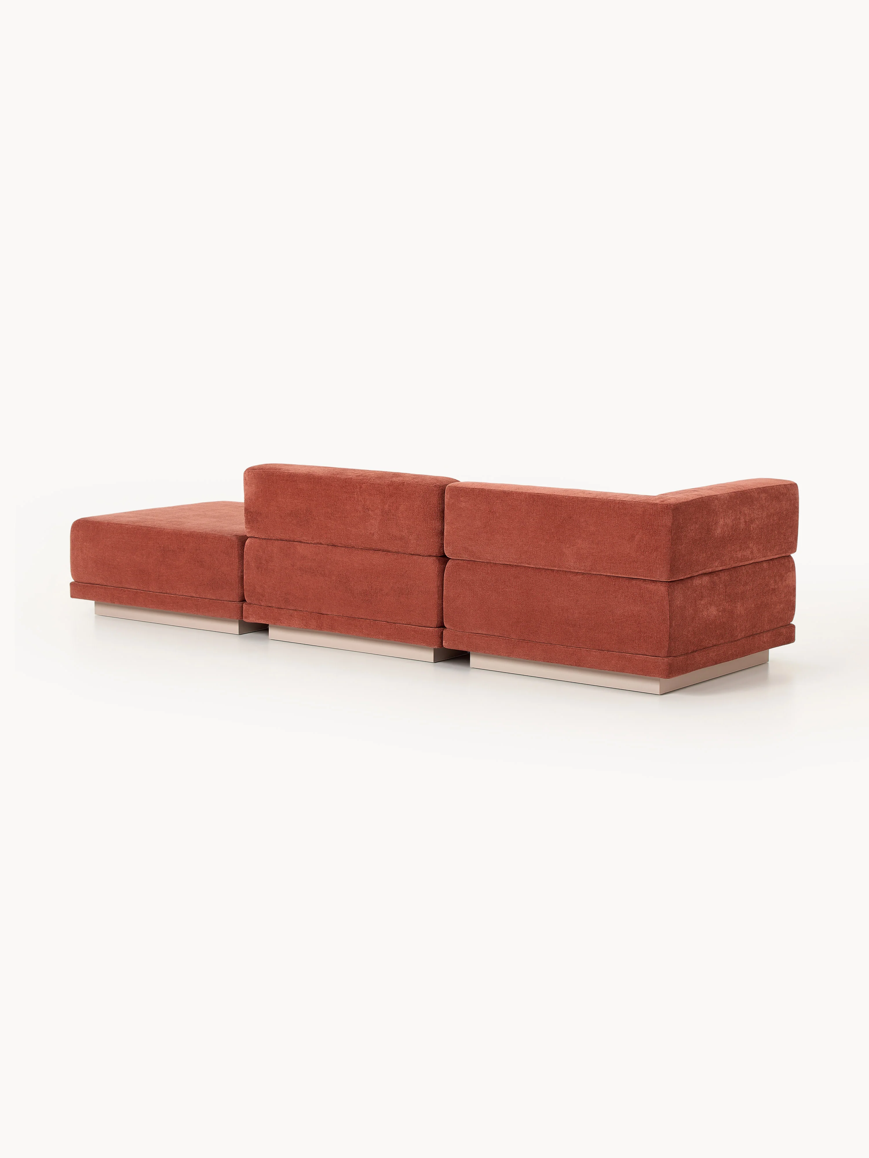 Modulaire bank Colin (4-zits) met poef