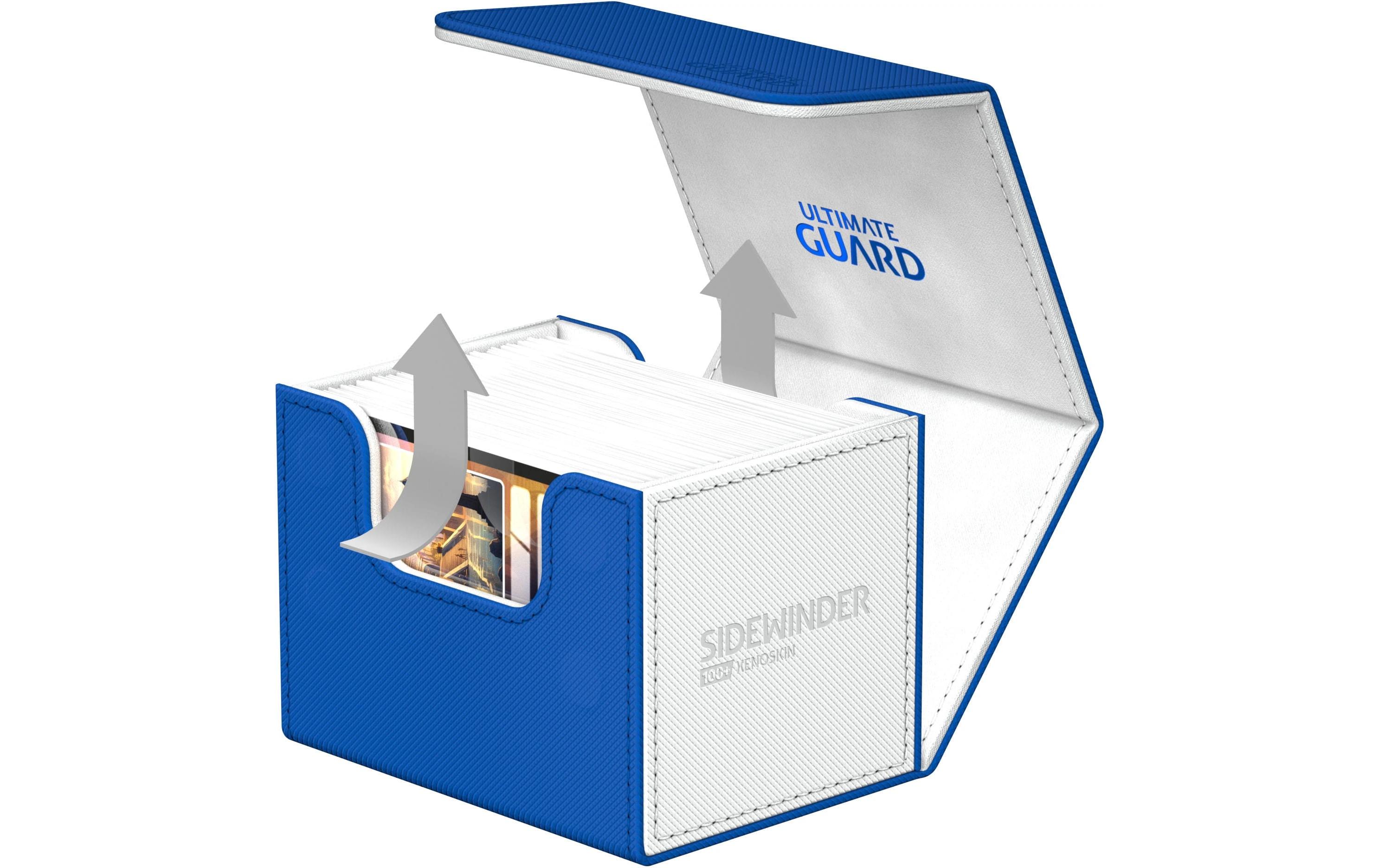Kartenbox XenoSkin Synergy Sidewinder 100+ Blau/WeissHochwertige Box für Sammelkarten in Standardgrösse