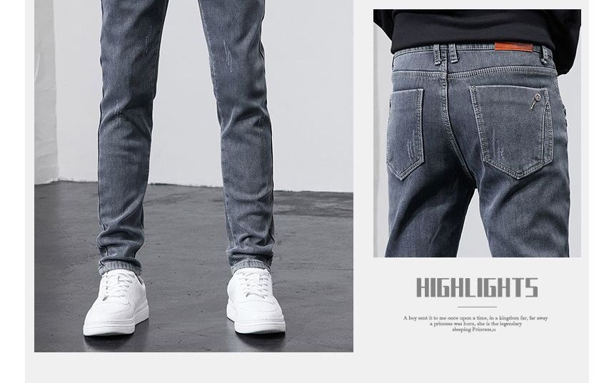 Denimic - Fleece taps toelopende jeans