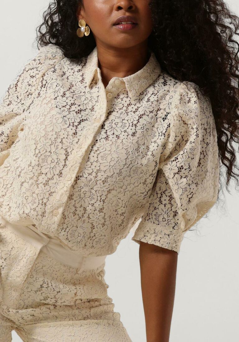 LOLLYS LAUNDRY ecru lollys laundry top bonoll shirt ss
