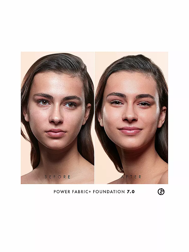 GIORGIO ARMANI COSMETICS Power Fabric + Longwear High Coverage Foundation  ( 7 ) braun