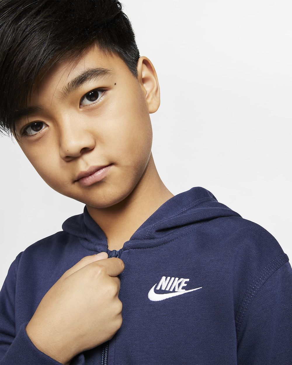 Sweat zippé à capuche Nike Sportswear Club pour enfant