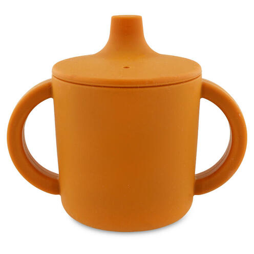 Tasse d'apprentissage en silicone Mr. Fox - Orange - TRIXIE