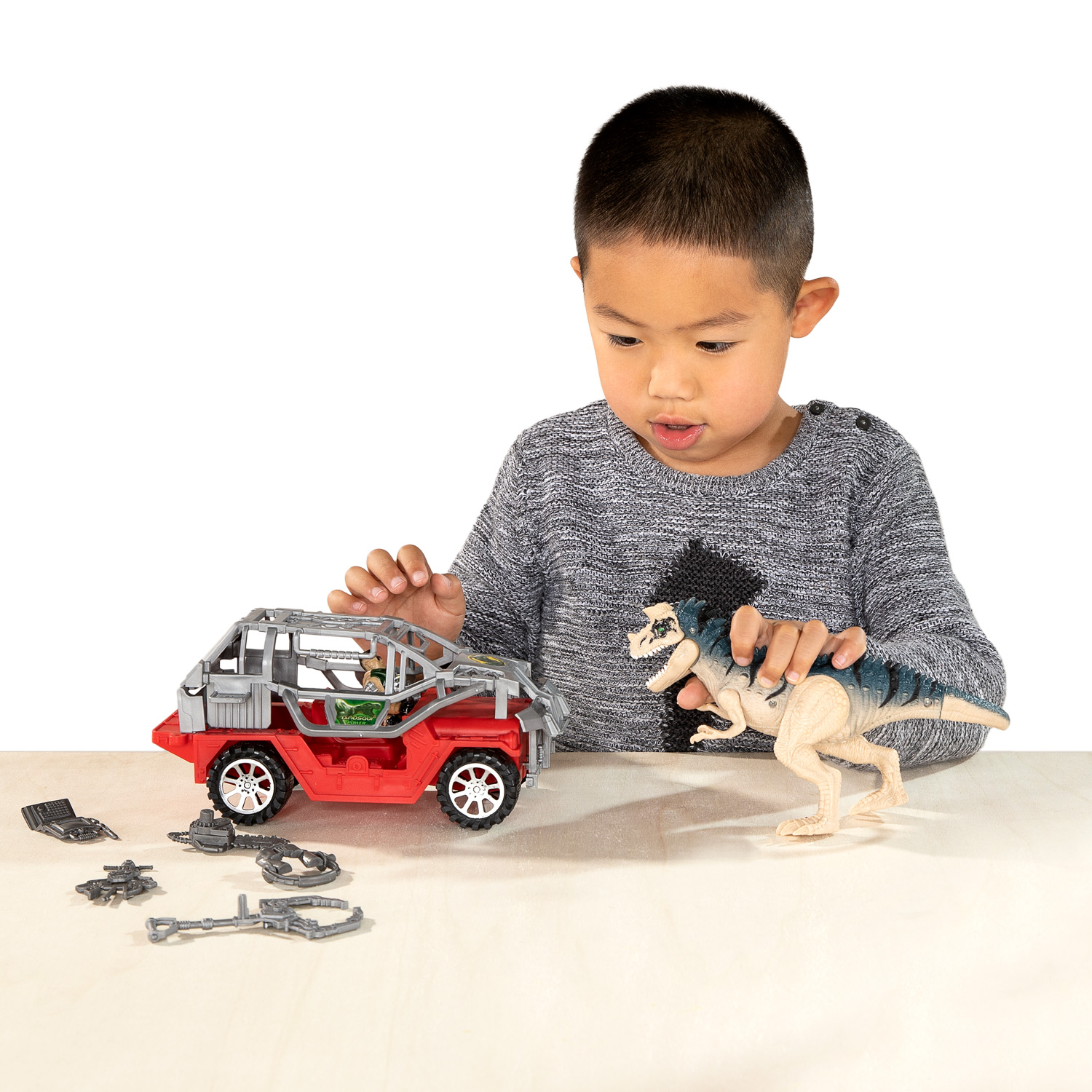 Dinosaurus Speelset Rood