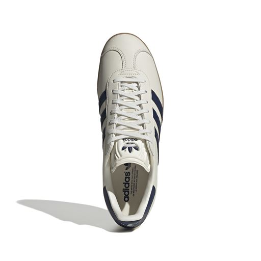 Adidas Gazelle Sneakers, Cloud White/Dark Blue/Gum, 45 1/3