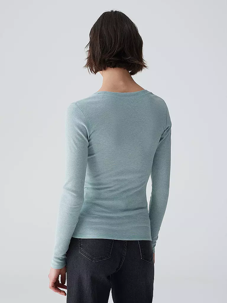 OPUS Langarmshirt SORANA hellblau