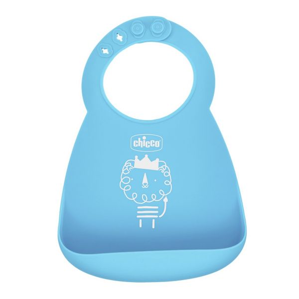 Chicco Babete Silicone Azul 6m