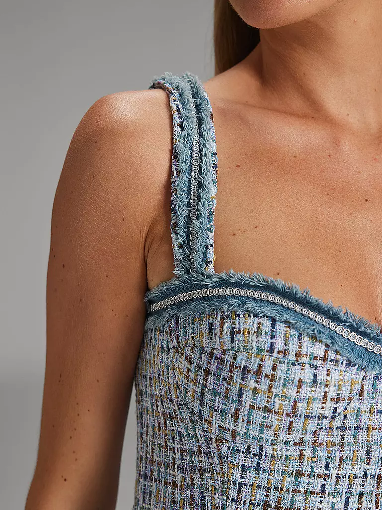SWING Abendkleid  blau