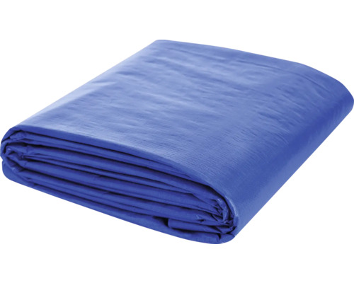 Geweven zeildoek, universeel zeildoek, 140 g/m², zilverblauw, 4 x 5 m