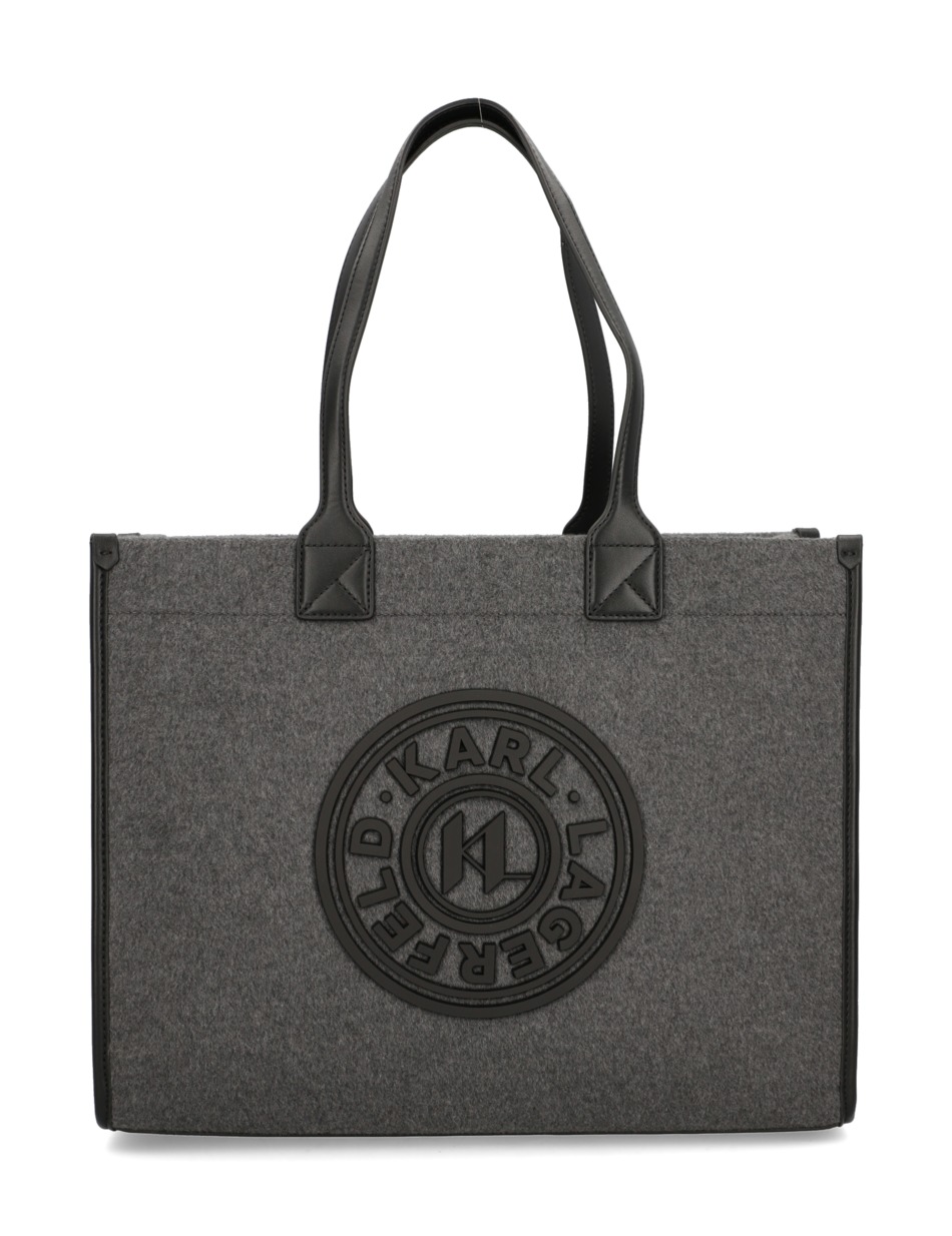 k/skuare lg tote felt