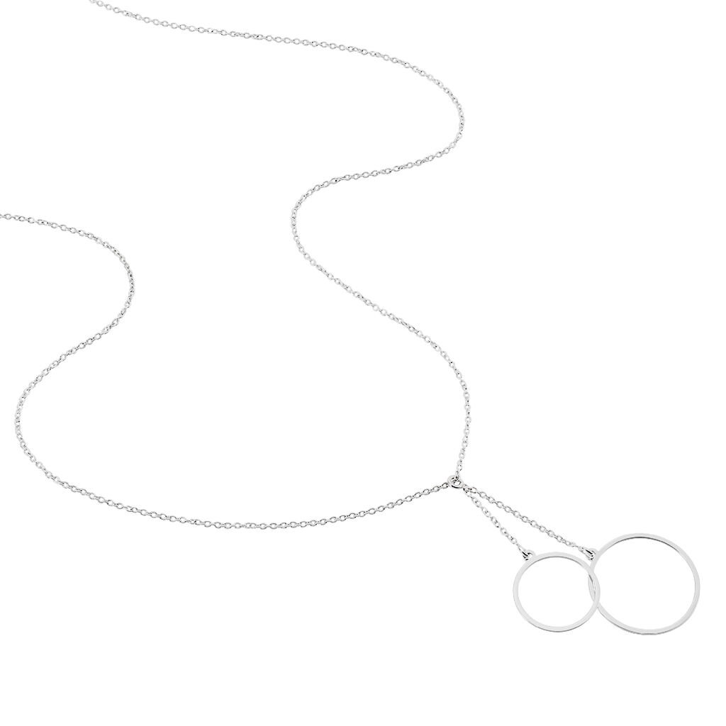 Collier Chayann Argent Blanc