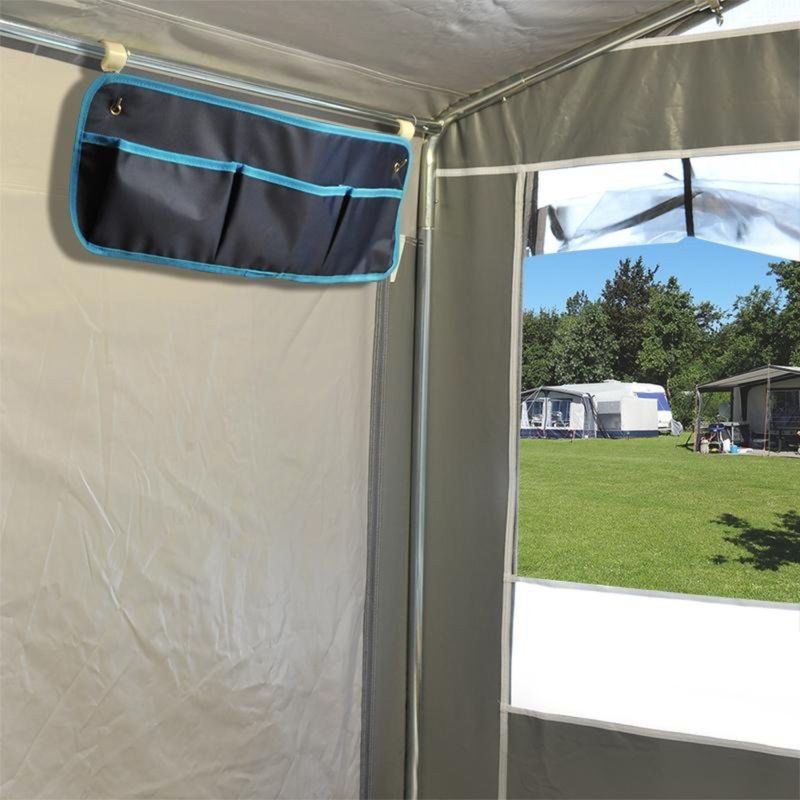 ProPlus - Camping Organizer - Blauw - 3 Vakken - UV-bestendig - Opvouwbaar