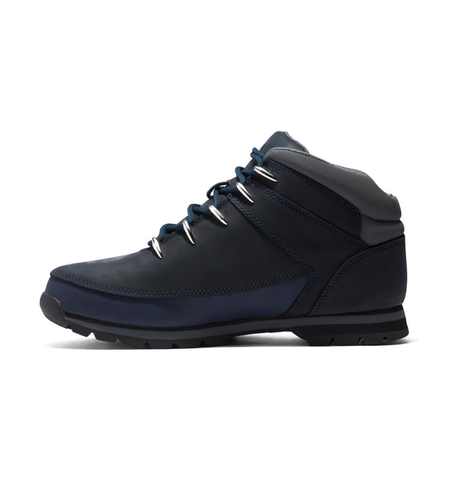 Botas Timberland Euro Sprint Mid Lace em Couro, Azul