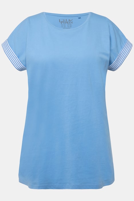 Kurzpyjama, Kreise, Rundhals, Halbarm, Bermuda