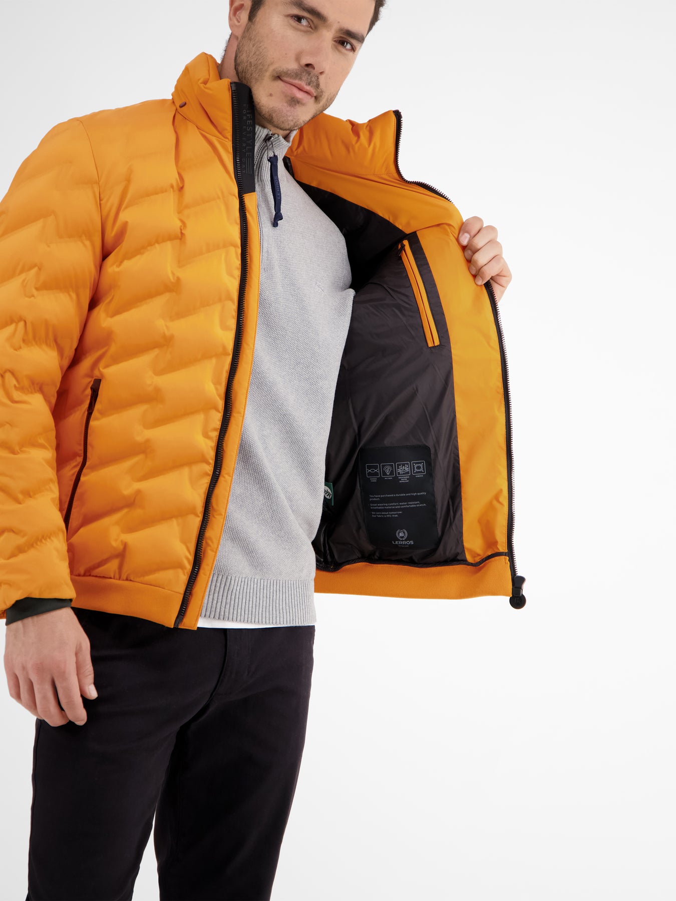 Sportive Funktions-Steppjacke für Herren