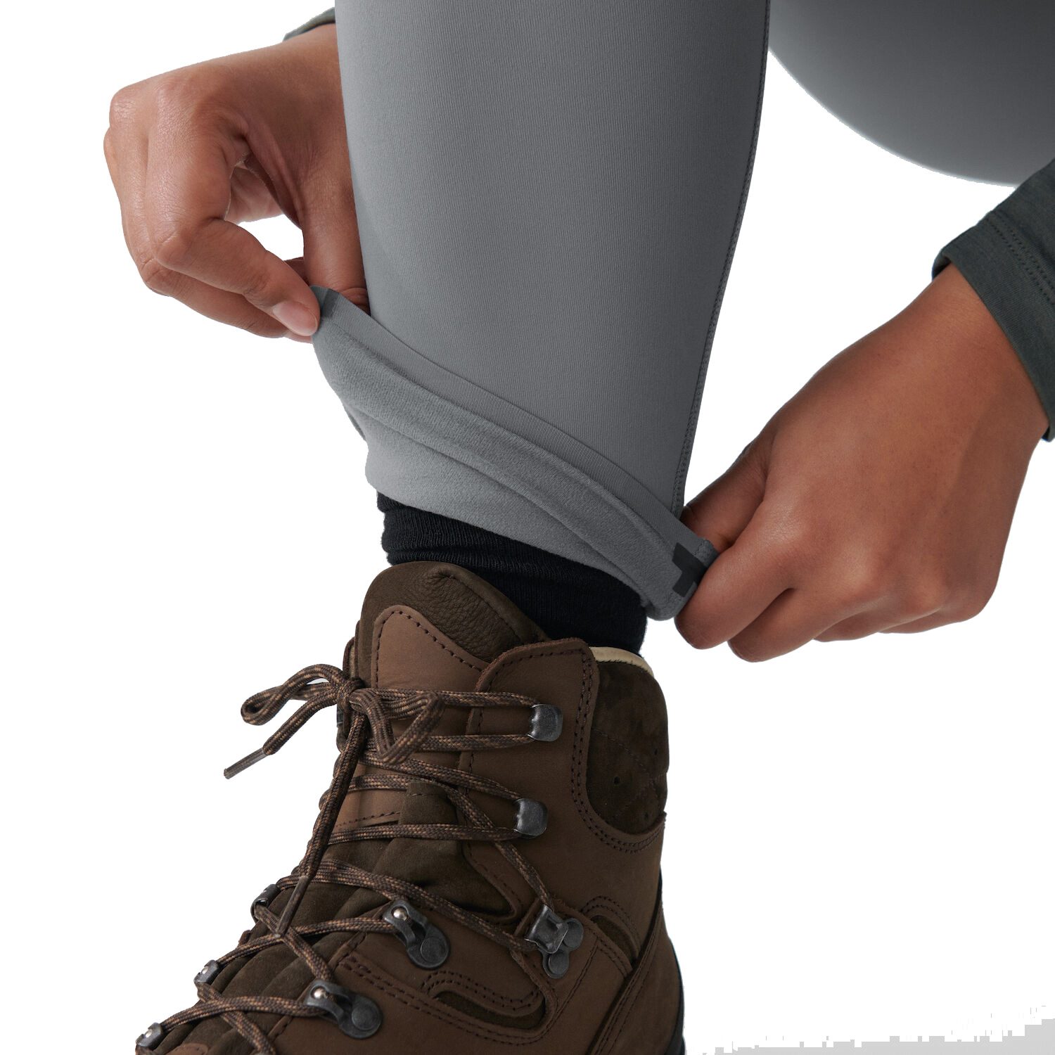 Fjällräven Abisko Värm Trekking Tights Damen black iron grey