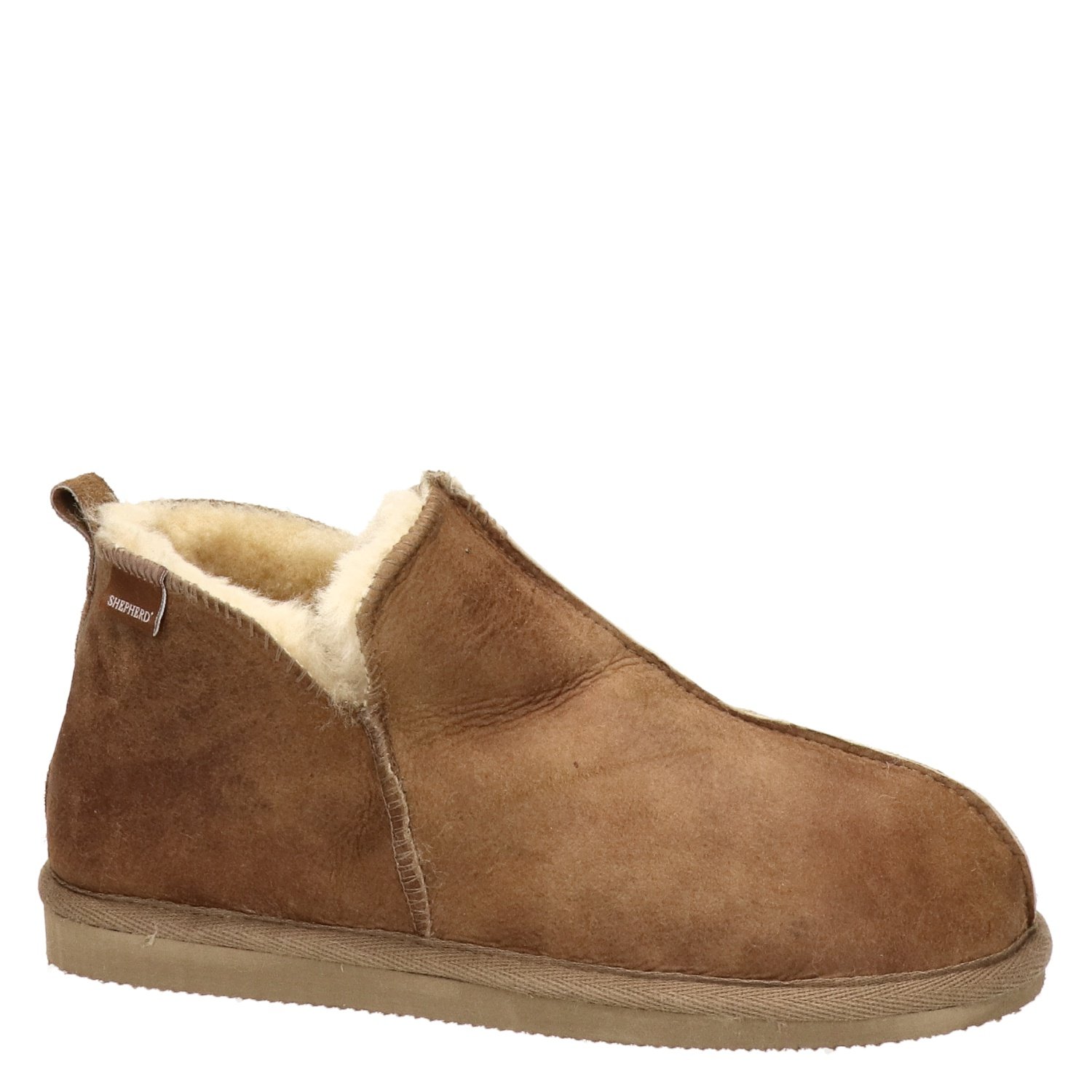 Annie dames pantoffel Shepherd Cognac