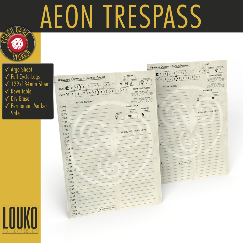 Journaux de campagne réinscriptibles pour Aeon Trespass: Odyssey