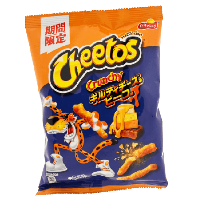 Frito Lay Cheetos Knapperige Kaas & Rundvlees Smaak 65g