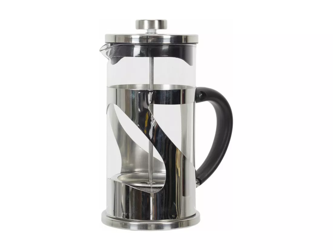 Cafetière à piston en métal - 60 CL - Gris