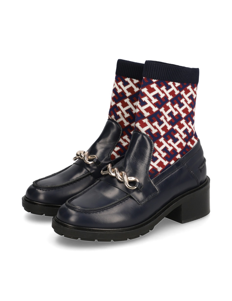 TOMMY MONOGRAM BOOTIE