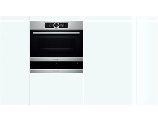 Bosch Serie | 8 BIC630NS1 - Varmeskuffe - til indbygning - niche - bredde: 56 cm - dybde: 55 cm - højde: 14 cm - rustfrit stål