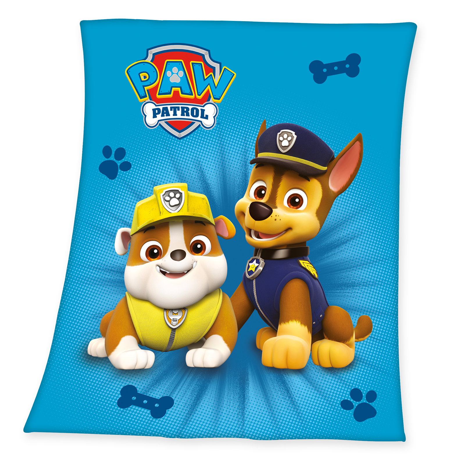 Fleecedecke PAW PATROL - blau - 125x150 cm