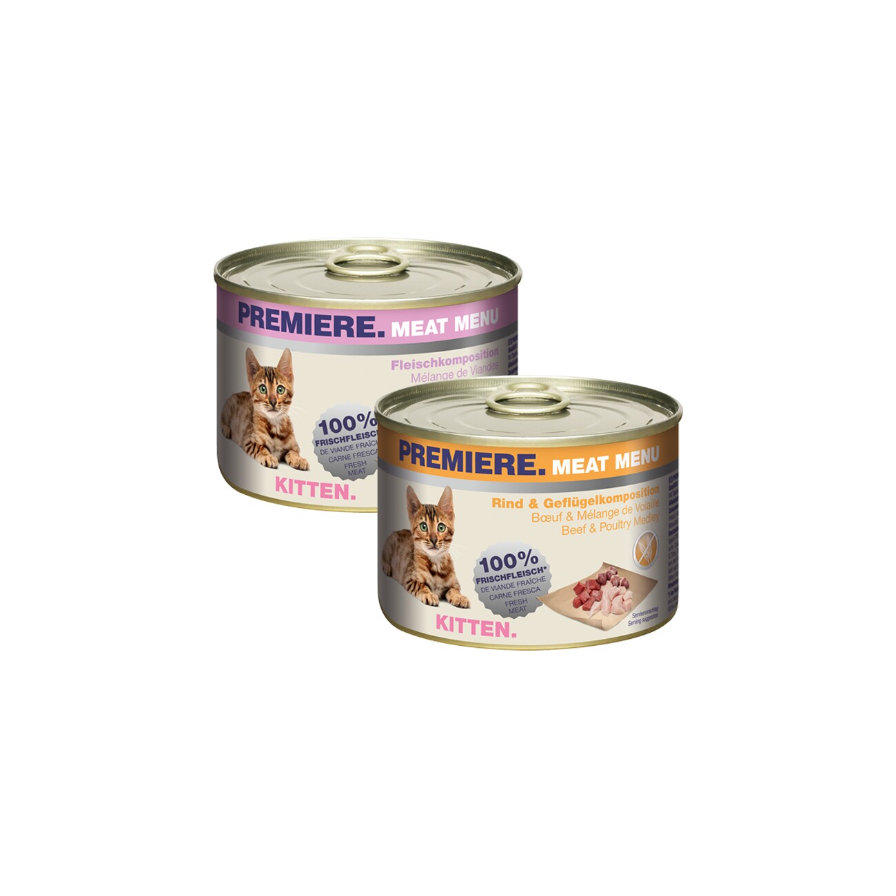 PREMIERE Meat Menu Kitten Mixpaket 6x200g
