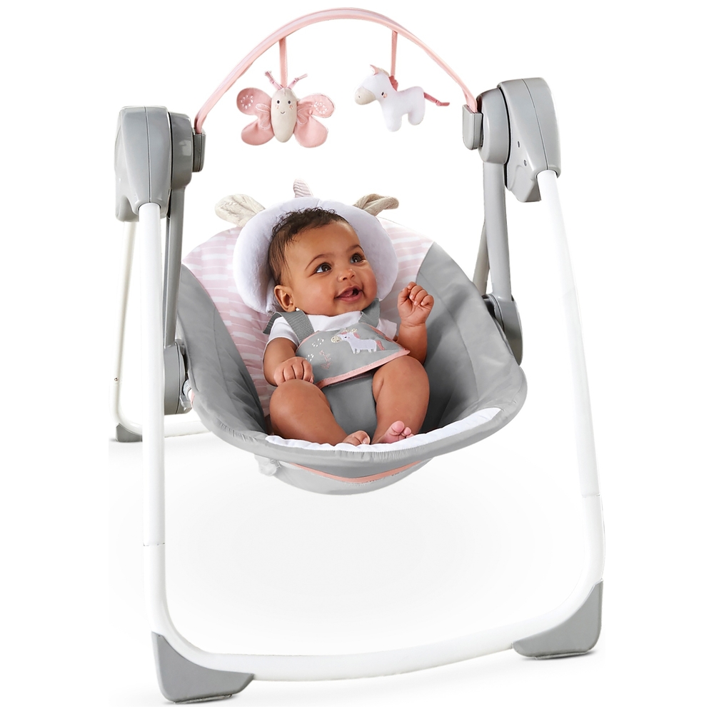 Ingenuity Comfort 2 Go Tragbare Babyschaukel Flora
